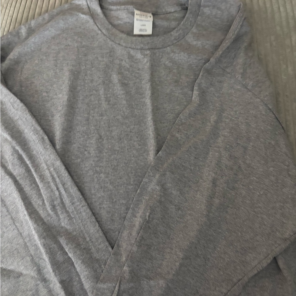 Hanes Authentic Heather Gray Tee